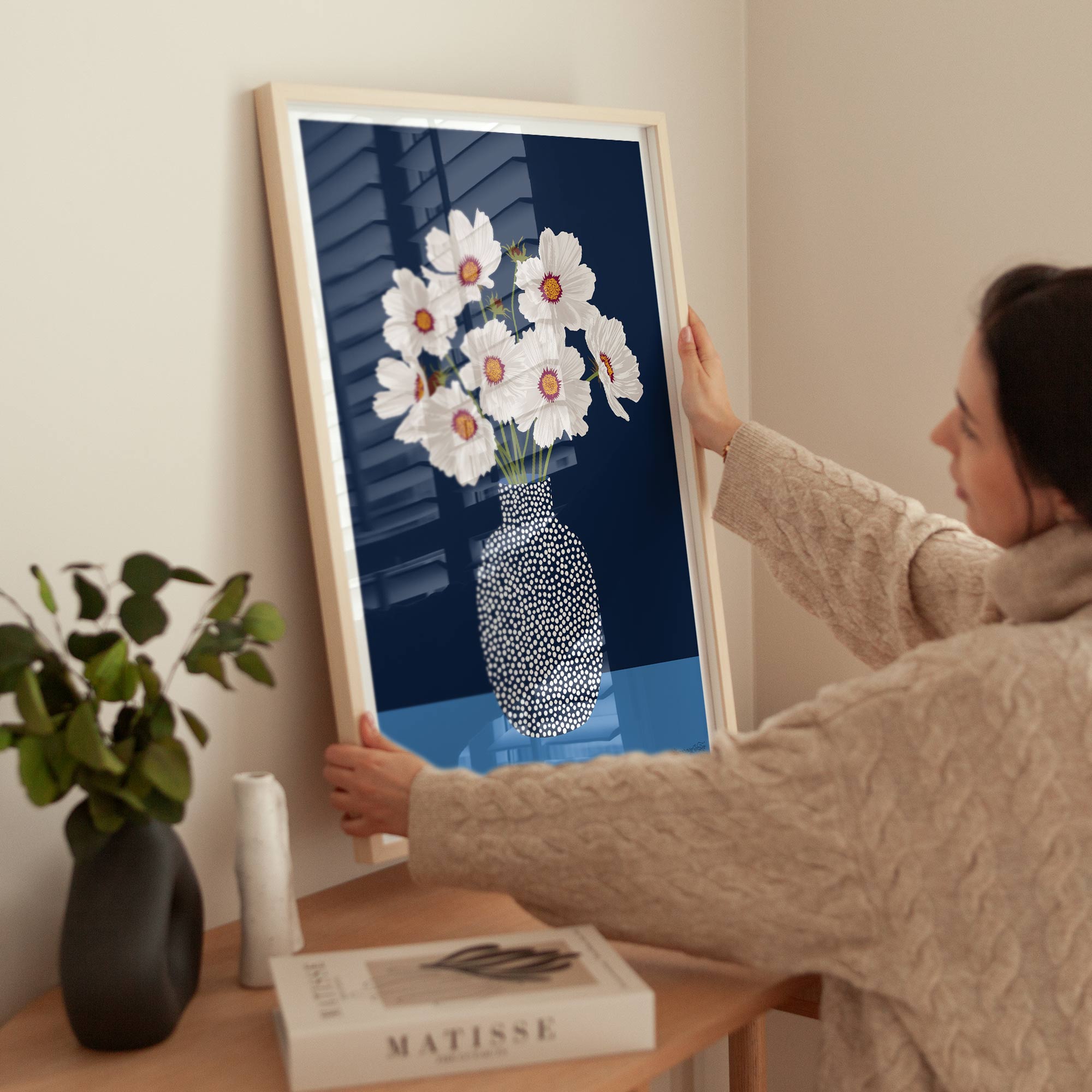 COSMOS FLOWERS • Art Print