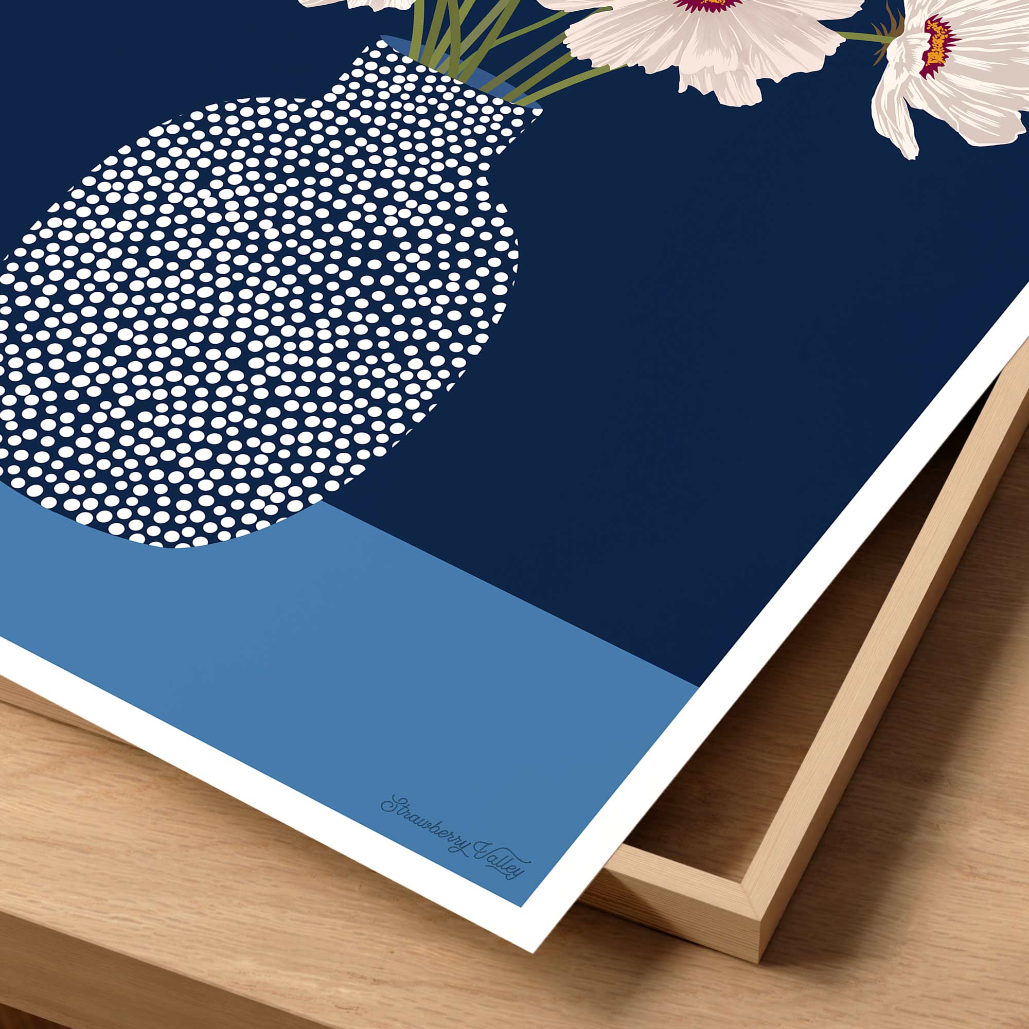 COSMOS FLOWERS • Art Print