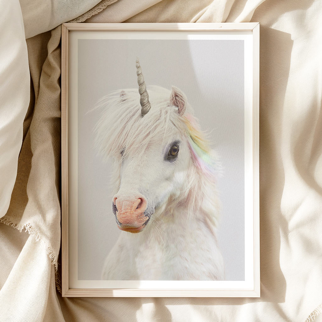 Unicorn Nursery Print - Magical Creature Wall Art for Children’s Bedrooms