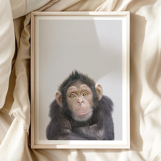 Nursery Art - 'Cheeky Chimp'