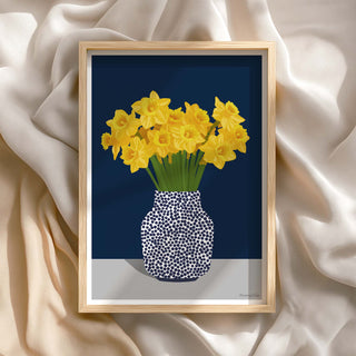 Daffodils in Bloom - Floral Still Life Fine Art Print