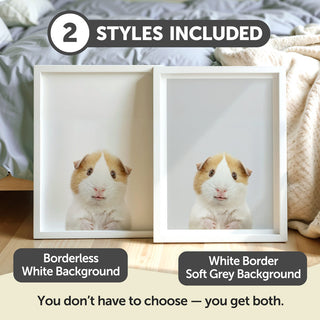 Little Guinea Pig Nursery Print – Cute Pet Animal Nursery Decor