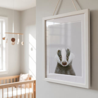 Clever Badger Print