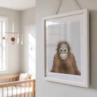 Cheeky Orangutan Print