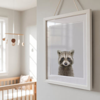 Spirited Raccoon Print