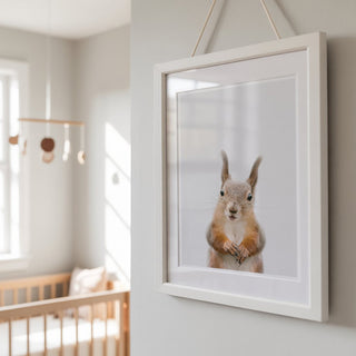 Sweet Red Squirrel Print