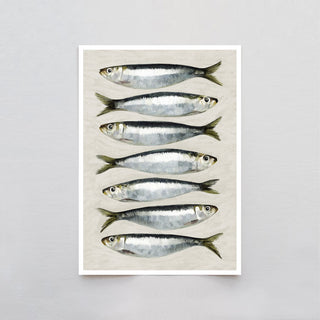 Sardine Décor Print – Contemporary Kitchen Wall Art
