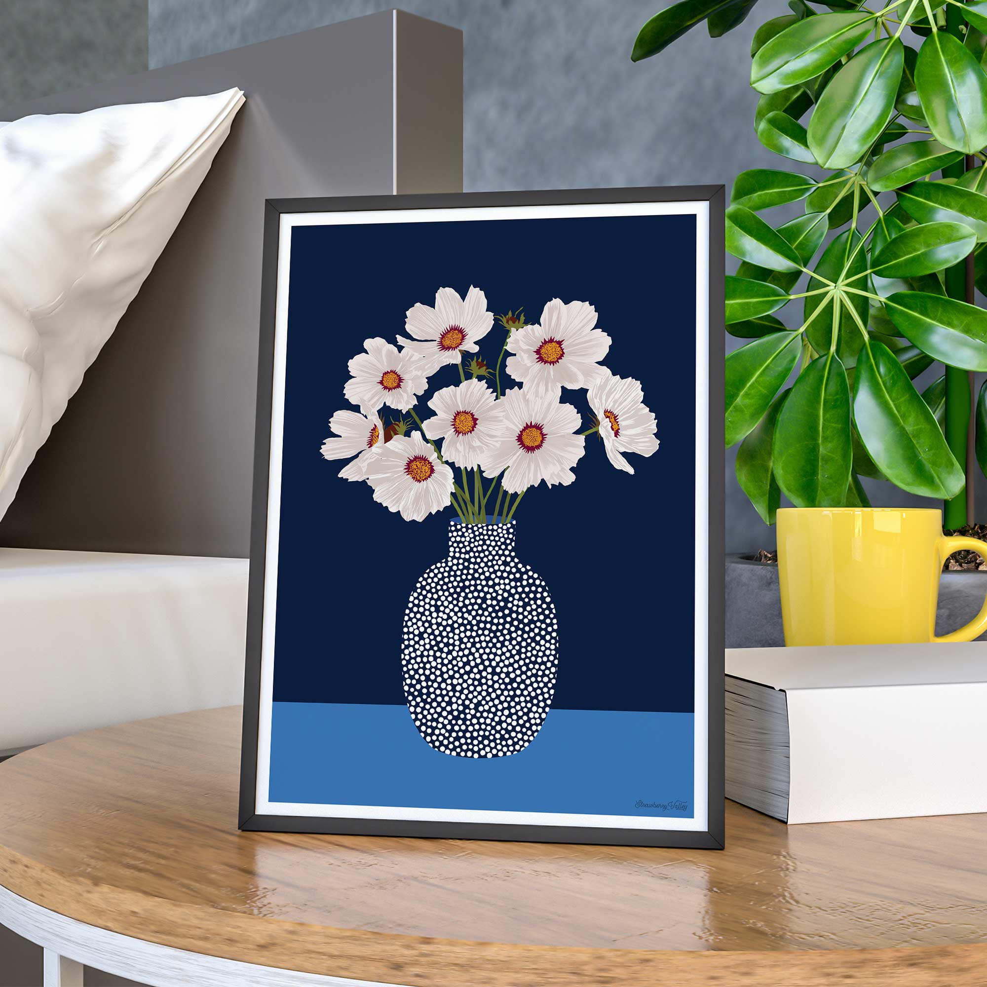 COSMOS FLOWERS • Art Print