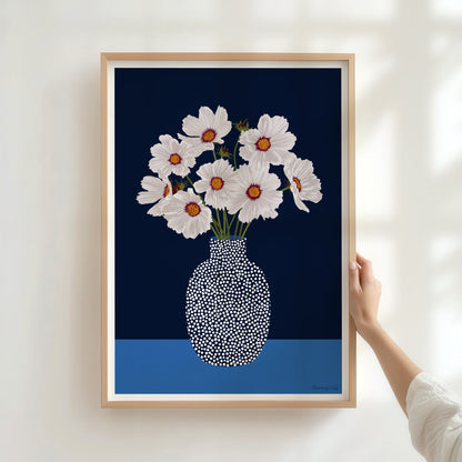 COSMOS FLOWERS • Art Print